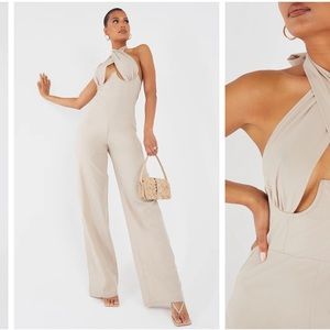 Stone cross bust wide leg jumper